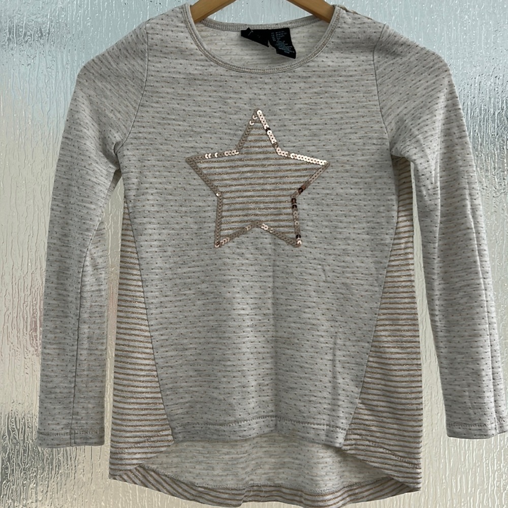 Cynthia Rowley Girls Long Sleeve Tee, Size M (10-12)